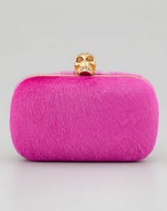 borse autunno inverno 2013 2014 clutch alexander mcqueen rosa