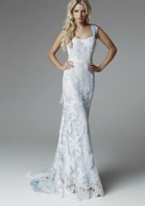 collezione abiti da sposa blumarine 2013 bianco azzurro pizzo