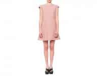 collezione miu miu abbigliamento autunno inverno 2013 2014 abito svasato rosa