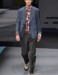 collezione moda uomo Prada primavera estate 2014 camicia a fiori
