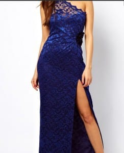 vestiti lunghi da sera estivi 2013 asos monospalla pizzo