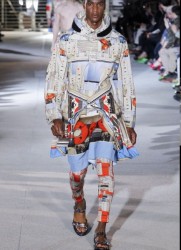 Givenchy uomo abbigliamento primavera estate 2014 completo stampato