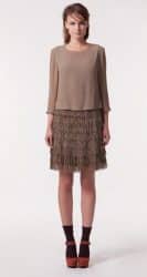 abbigliamento twin set catalogo abiti autunno inverno 2013 2014 abito frange