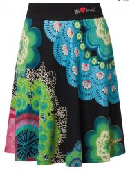 ispirazioni anni 70 moda donna gonna desigual