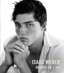 modelli Abercrombie e Fitch isaac weber