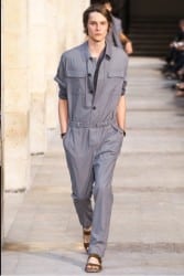 sfilata Hermes uomo abbigliamento primavera estate 2014 tuta intera