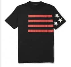 t-shirt uomo givenchy autunno inverno 2013 2014 righe e stelle