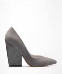 bershka autunno inverno 2013 2014 scarpe decollete tacco geometrico