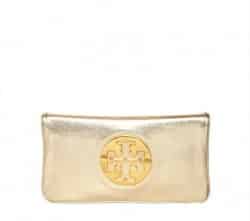 borse Tory Burch autunno inverno 2013 2014 pochette dorata