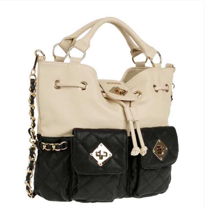 handbak kocca bianco nero autunno inverno 2013 2014