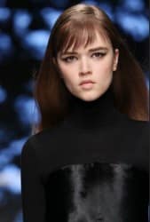 capelli autunno inverno 2013 2014 frangia sfilata