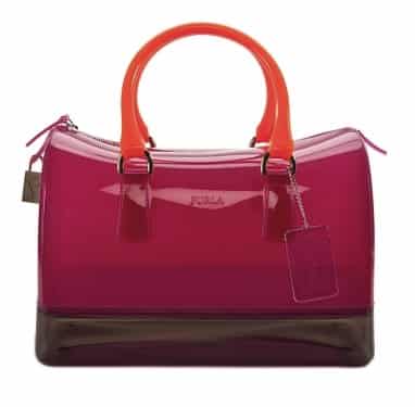 Bauletto in plastica Candy Bag bordeaux