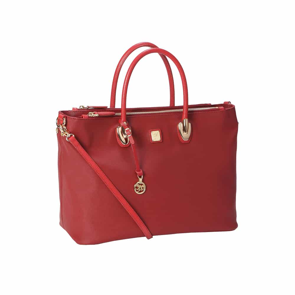 Borsa Piero Guidi Lineabold classic nella versione rossa