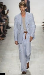abbigliamento Michael Kors primavera estate 2014 uomo completo righe