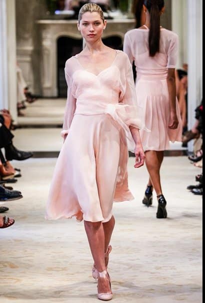 abito rosa Ralph Lauren primavera estate 2014