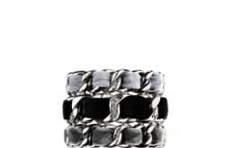 bijoux Chanel bracciale manchette velluto
