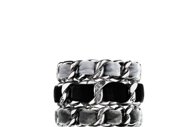 Bracciale manchette Chanel effetto velluto