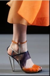 sandalo arancio Fendi p/e 2014