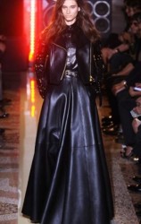 sfilata Fausto Puglisi primavera estate 2014 pelle