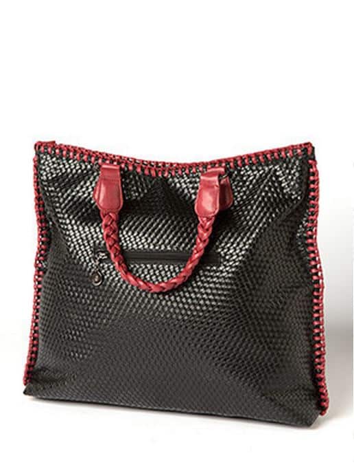 borsa Zuiki bicolor intrecciato a/i 2013 2014