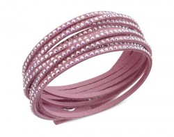 catalogo bracciali swarovski slake pink crystal midnight