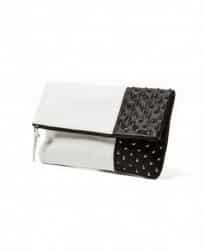Benetton borse autunno inverno 2013 2014 pochette bianco nero