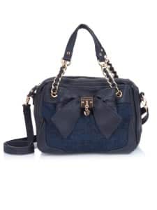 Mini bauletto blu a 3 scomparti Newbelinda 89.00 euro