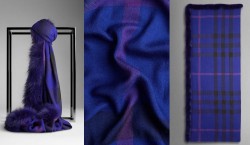 sciarpe burberry 2013 2014 pelliccia cashmere viola