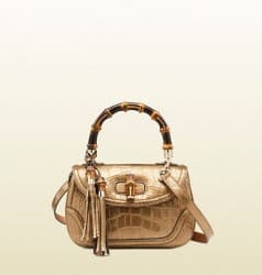 2014 borse gucci primavera estate bamboo coccodrillo roo