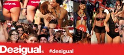 Desigual seminaked Party Roma 2013