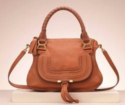 Handbag Marcie cognac, Chloè inverno 2014