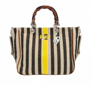 Handbag Mia a righe