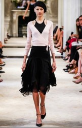abbigliamento Ralph Lauren primavera estate 2014 look rosa e nero
