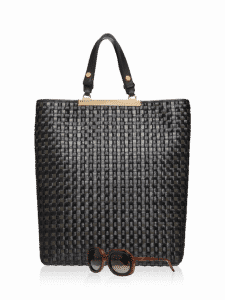 borsa shopping intrecciata rafia e agnello 1.080.00