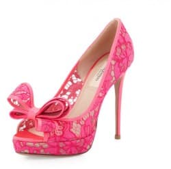 collezione 2014 primavera estate Valentino pump pizzo