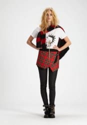 edizione limitata dondup 2013 2014 tartan gonna