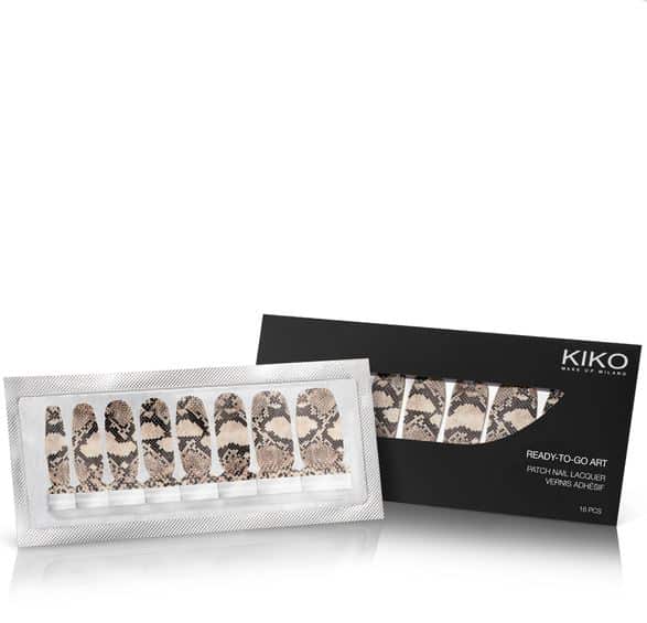 Smalti adesivi Kiko con fantasia animalier