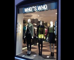 new opeing who's who roma vetrina