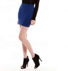 2014 primavera estate Bershka gonna zip