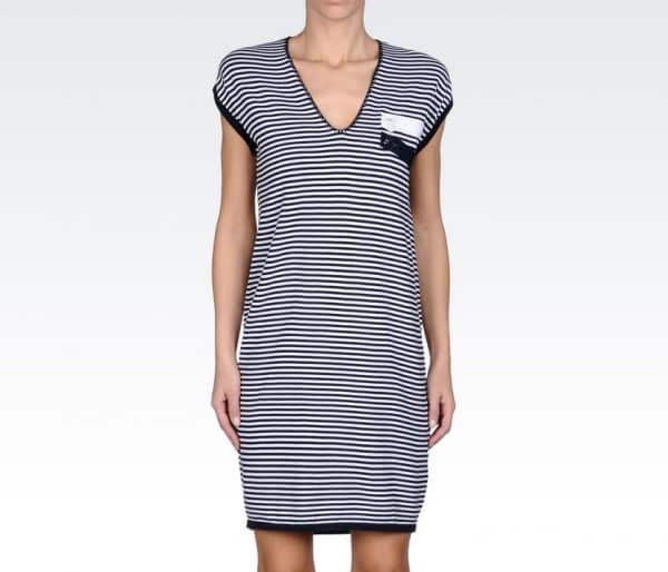 Armani Jeans primavera estate 2014 vestito righe