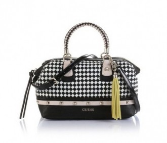 Bauletto a quadri Guess