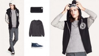 H&M Divided Blue uomo primavera estate 2014