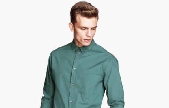 H&M uomo primavera estate 2014, verde azzurro H&M