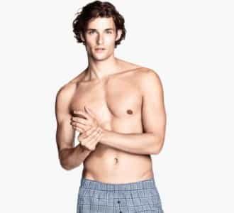 Il top model Wouter Peelen per H&M