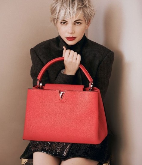Louis Vuitton Capucine borsa 2014 adv michelle williams campagna