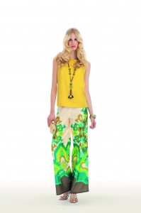 Luisa Spagnoli pe 14 panta pijama stampa foulard