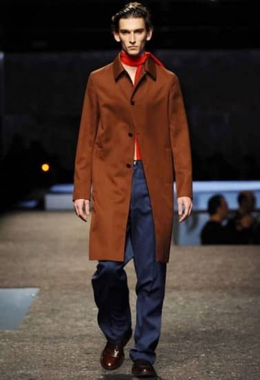 Sfilata Prada uomo autunno inverno 2014 2015 cappotto