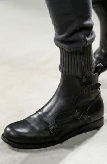 Tendenza Scarpe Uomo autunno inverno 2014 2015 Bottega Veneta nero