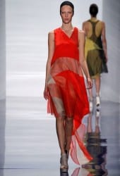 abiti mamma sposa Vera Wang 2014 rosso
