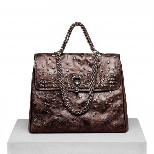 Ermanno Scervino maxi bag con borchie e catene
